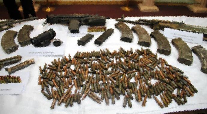 Kastamonu&#039;da çok sayıda silah ve mühimmat ele geçirildi