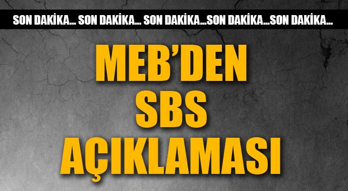 MEB'den SBS açıklaması: 'Henüz karar ulaşmadı' MEB'den SBS açıklaması: 'Henüz karar ulaşmadı'