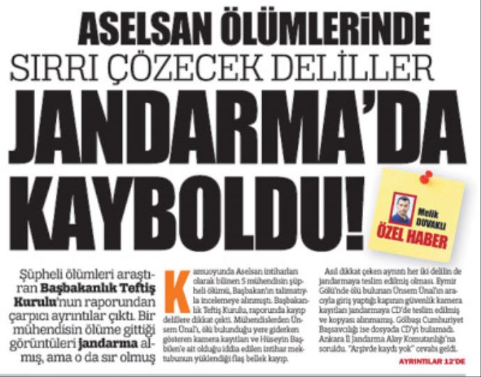 Jandarma mahkemeye &#039;YOK&#039; dedi