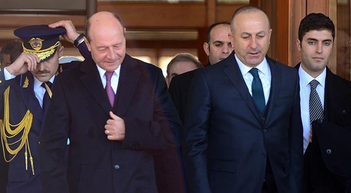 Romanya Cumhurbaşkanı Çankaya Köşkü'nde