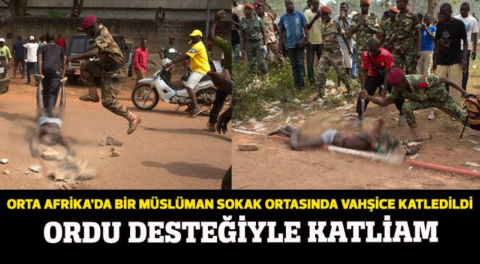 Ordu desteğiyle katliam