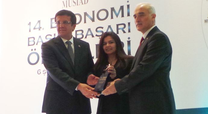 Gazetemize MÜSİAD'dan ödül