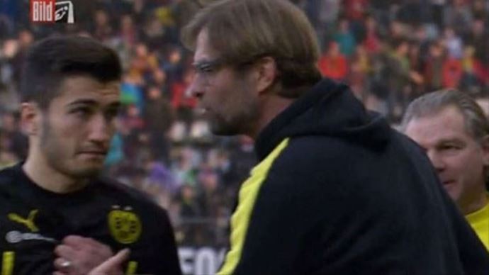 Klopp'tan Nuri Şahin'e büyük tepki! Klopp'tan Nuri Şahin'e büyük tepki!