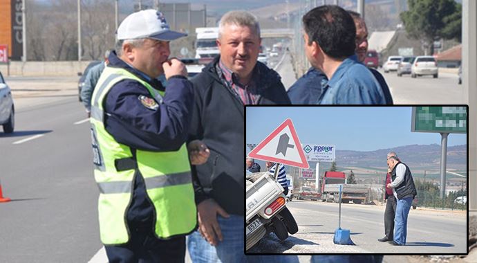 Kazayı bırakıp çekirdek yediler Kazayı bırakıp çekirdek yediler