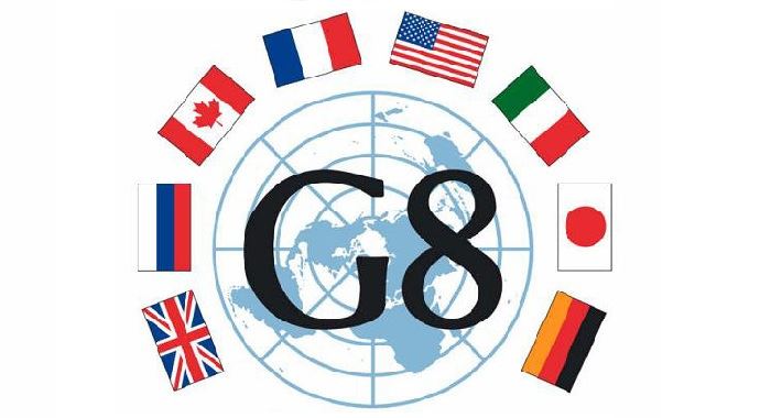 Fransa ve İngiltere G8'den çekildi Fransa ve İngiltere G8'den çekildi