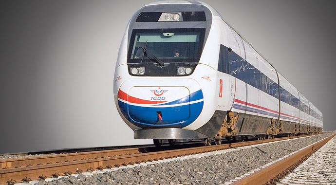 Hızlı trene 25 defa sabotaj Hızlı trene 25 defa sabotaj