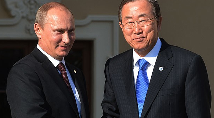 Ban, Putin ve Lavrov ile görüştü Ban, Putin ve Lavrov ile görüştü