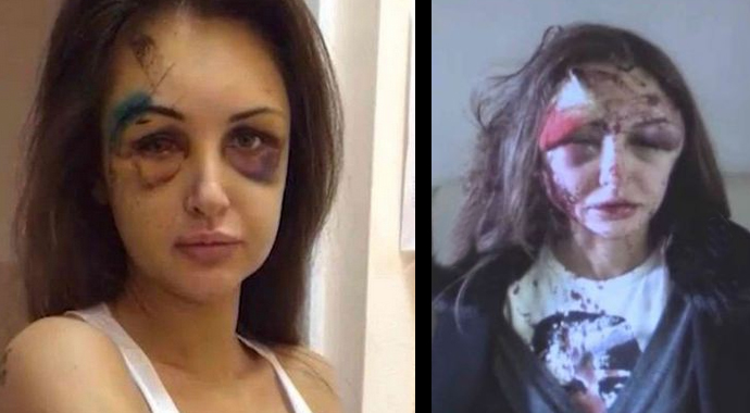 Sevgilisini zombiye çevirdi
