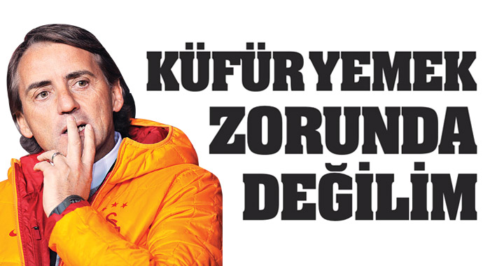 Mancini: Küfür yemek zorunda değilim Mancini: Küfür yemek zorunda değilim