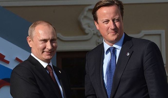 Cameron ile Putin Ukrayna'yı görüştü Cameron ile Putin Ukrayna'yı görüştü
