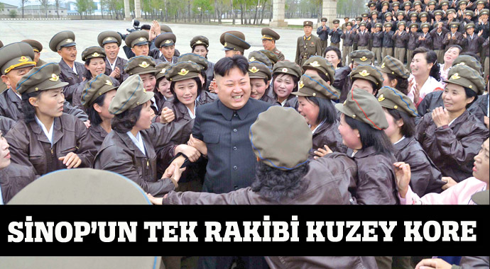 Sinop&#039;un rakibi Kuzey Kore, herkes çok mutlu herkes lider aşığı