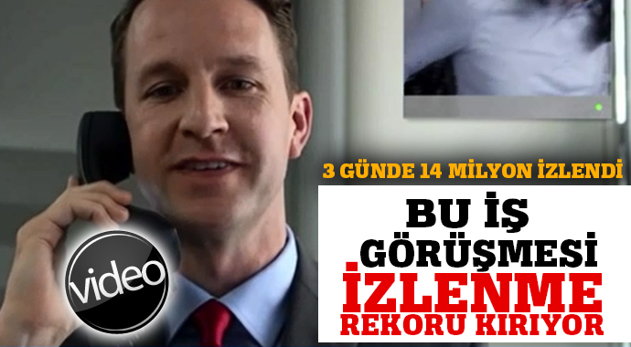 Bu iş görüşmesi izlenme rekoru kırdı