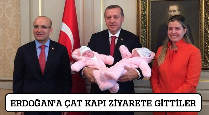 Erdoğan&#039;a çat kapı ziyarete gittiler