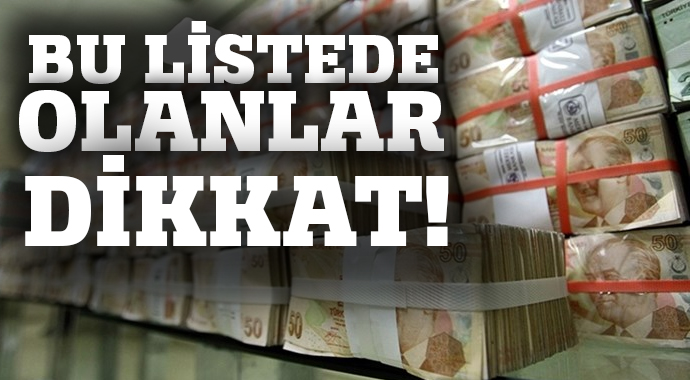 'Kara liste'de olanlar dikkat! 'Kara liste'de olanlar dikkat!
