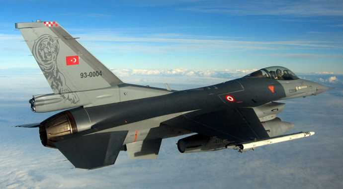 TSK: &#039;Suriye füzeleri F-16 uçağımızı taciz etti&#039;
