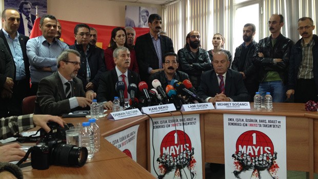STK'lar: '1 Mayıs'ta Taksim'deyiz' STK'lar: '1 Mayıs'ta Taksim'deyiz'