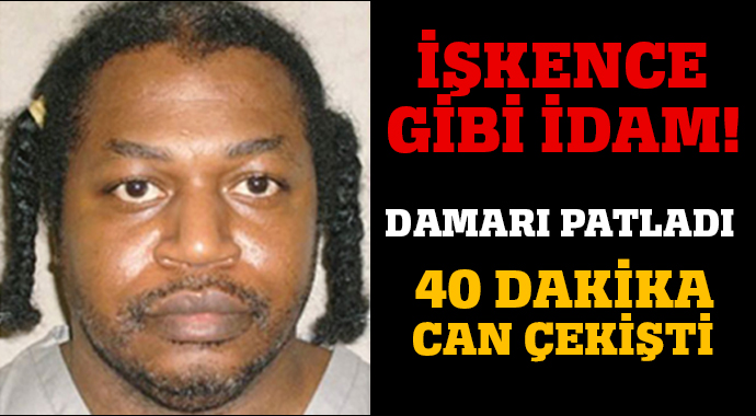 ABD'de infaz edilmek istenen mahkum kalp krizinden öldü ABD'de infaz edilmek istenen mahkum kalp krizinden öldü