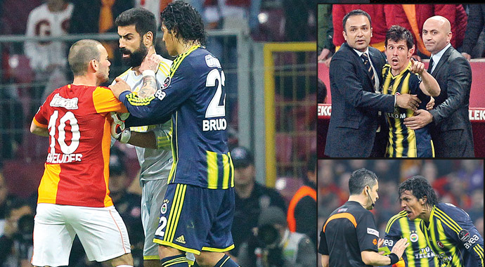 Derbide tansiyon düşmek bilmedi! Nedir bu sinir?