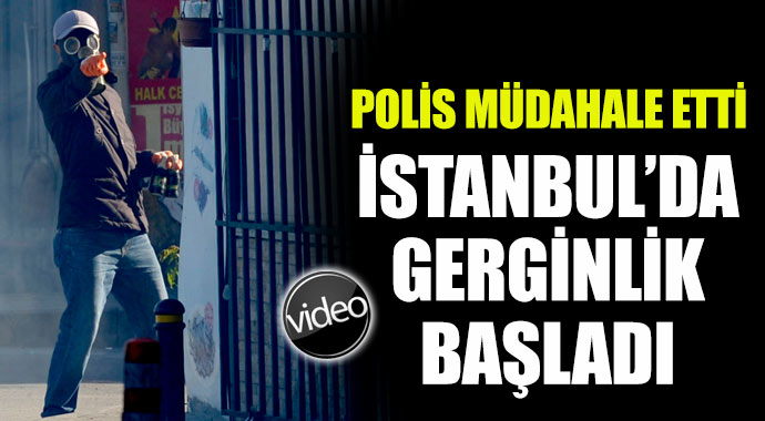 İstanbul'da gerginlik başladı, Beşiktaş'ta polis müdahalesi İstanbul'da gerginlik başladı, Beşiktaş'ta polis müdahalesi