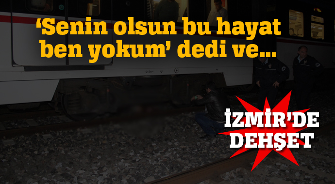 Raylara yatarak intihar etti! Raylara yatarak intihar etti!
