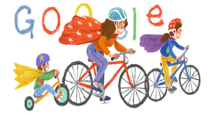 Anneler Günü doodle oldu Anneler Günü doodle oldu