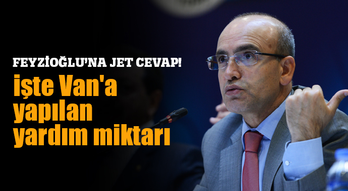 Mehmet Şimşek'ten Feyzioğlu'na 'Van' cevabı