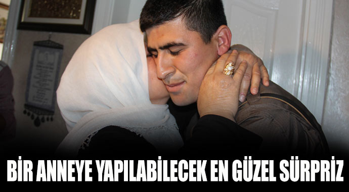 Bir anneye yapılabilecek en güzel sürpriz! Bir anneye yapılabilecek en güzel sürpriz!