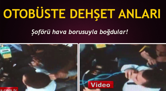 Özel halk otobüsünde dehşet saçtılar Özel halk otobüsünde dehşet saçtılar