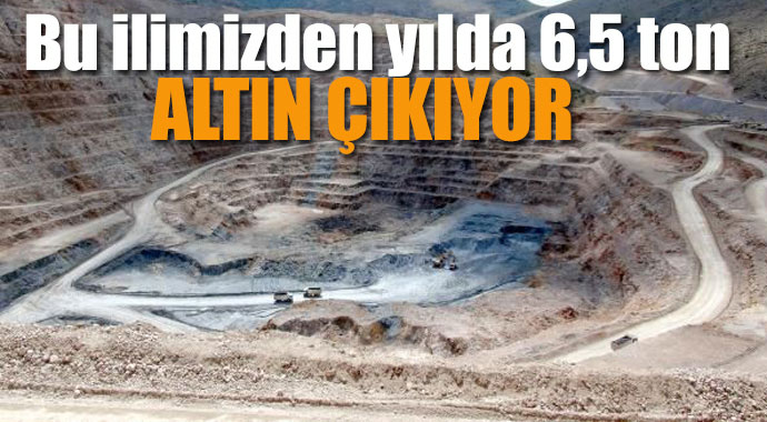 Bu ilimiz&#039;den yılda 6.5 ton altın çıkıyor
