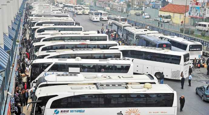 18 yaş altına yolcu otobüsü bileti yok!