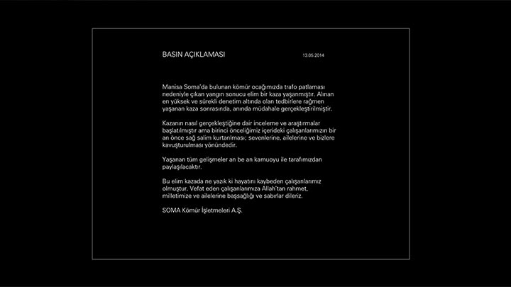Facia sonrası şirketten ilk açıklama geldi! Facia sonrası şirketten ilk açıklama geldi!