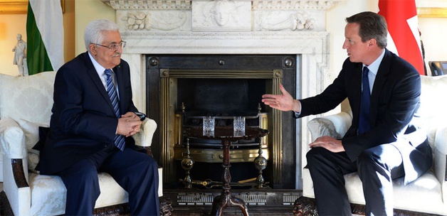 Cameron, Mahmud Abbas'la görüştü Cameron, Mahmud Abbas'la görüştü