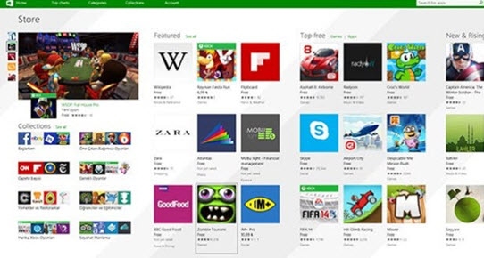 Windows uygulama mağazası değişti Windows uygulama mağazası değişti