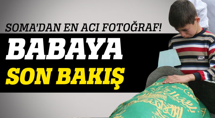 Soma&#039;da madenci çocuğunun ağlatan fotoğrafı!