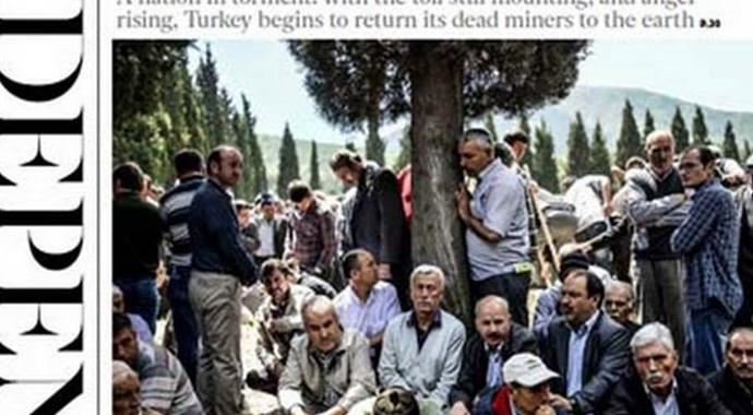 Dünya basını Soma faciasını konuşuyor: Türkiye yas tutuyor Dünya basını Soma faciasını konuşuyor: Türkiye yas tutuyor