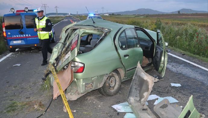 Edirne Keşan&#039;da trafik kazası, 1 ölü var