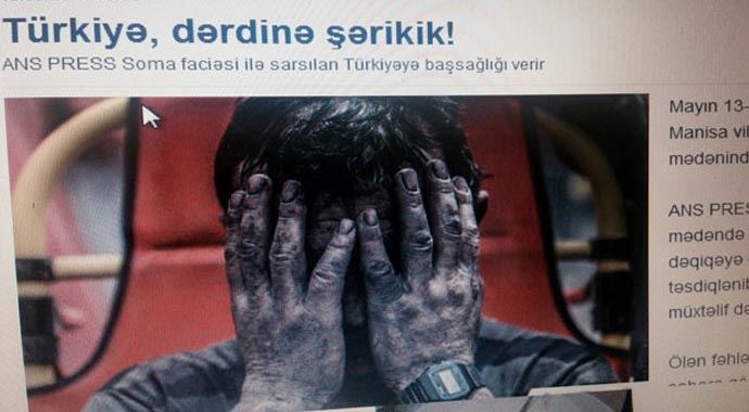 Azerbaycan basını da acıya ortak oldu