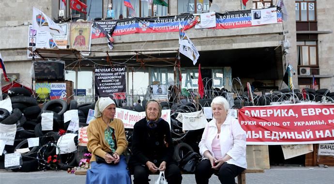 Ukrayna'nın doğusunda çatışma sürüyor Ukrayna'nın doğusunda çatışma sürüyor