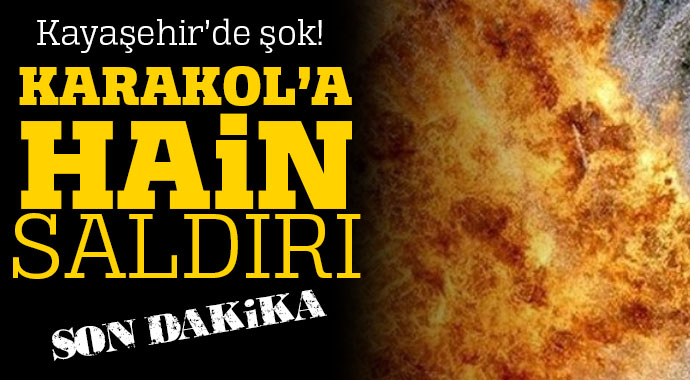 Polis merkezine hain saldırı: 1 Yaralı