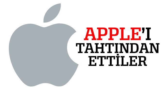 Google, Apple&#039;ı tahtından indirdi!