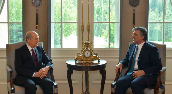 Cumhurbaşkanı Gül, Devlet Bahçeli'yi kabul etti