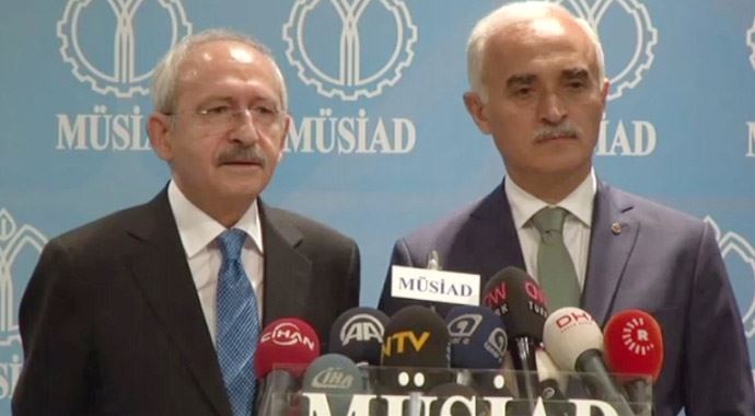 Kılıçdaroğlu, MÜSİAD'ı ilk kez ziyaret etti Kılıçdaroğlu, MÜSİAD'ı ilk kez ziyaret etti