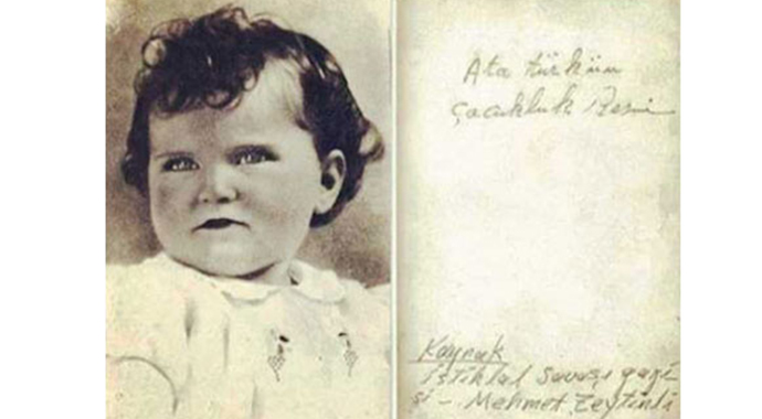 Bu fotoğraftaki bebek Atatürk mü?