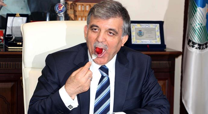 Gül, Bartın çileğini tattı