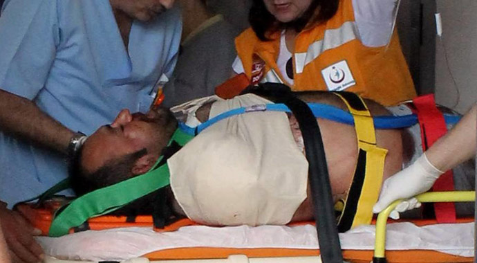 İnşaat sahasında dehşete düşüren kaza! İnşaat sahasında dehşete düşüren kaza!