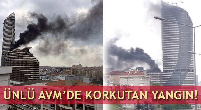 Akasya AVM'de yangın! (İstanbul AVM yangını) Akasya AVM'de yangın! (İstanbul AVM yangını)