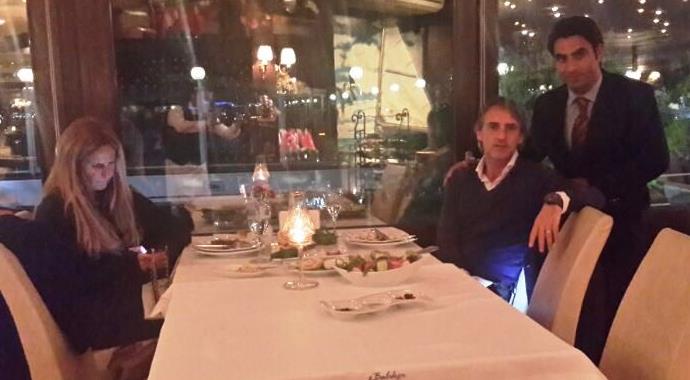 Mancini çifti&#039;nin balık keyfi