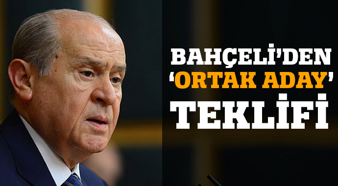 Devlet Bahçeli: &#039;Ortak aday üzerinde çalışılmalı&#039;