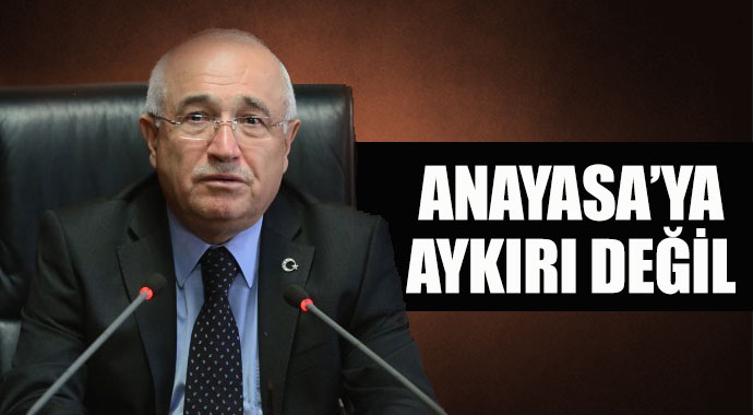 Cemil Çiçek: Engin Alan&#039;la ilgili öneri Anayasa&#039;ya aykırı değil