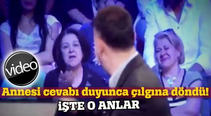 Yarışmacı annesinden fırça yedi! Yarışmacı annesinden fırça yedi!